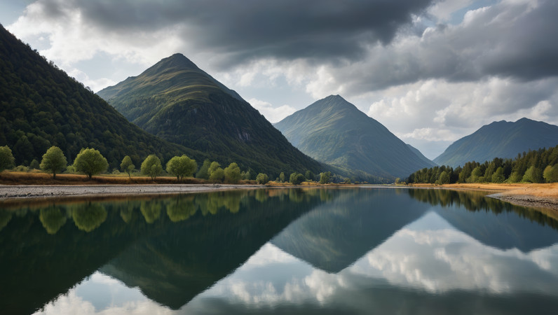 һ��ɽ������羰ͼƬ