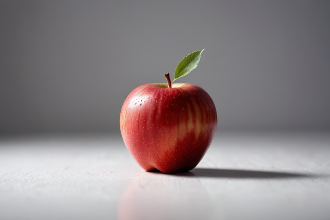 �����Ϸ���һ����ƻ��������һƬҶ��ͼƬ PNG