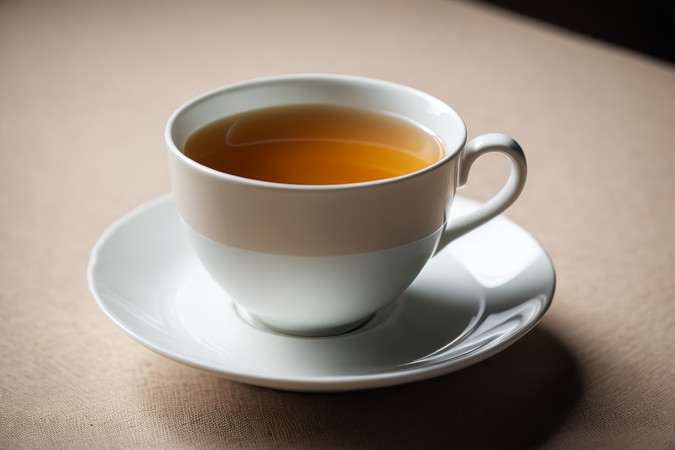 桌子上的碟子上有一杯茶高清图片 桌子上的碟子上有一杯茶高清图片