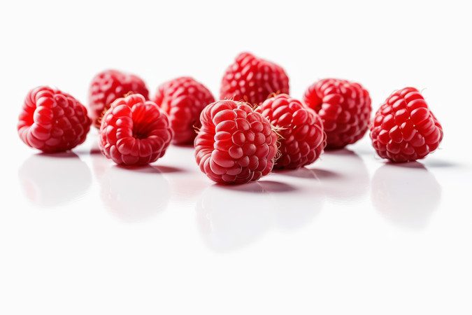 白色背景孤立树莓图片 白色背景孤立树莓图片