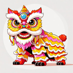 ��Լ��ʨ��ʨ�ز�ͼAIͼ