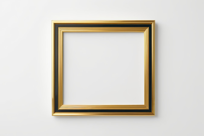白色背景墙上相框特写图片 白色背景墙上相框特写图片