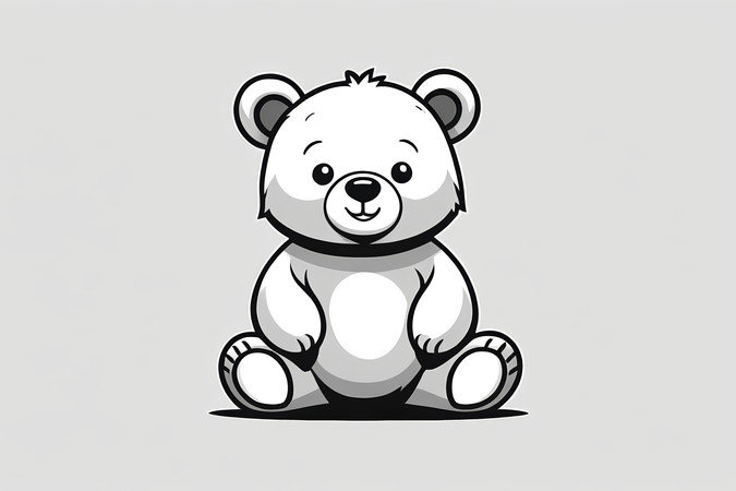 地上着一只白色的泰迪熊图片 地上着一只白色的泰迪熊图片