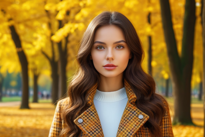 ���Ż�ɫ����վ�ڹ�԰��ĸ�Ů����ͼƬ PNG