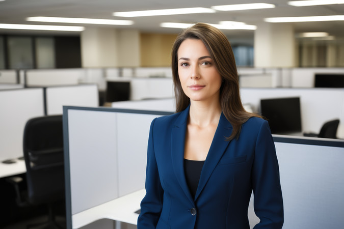 ������ɫ�п�Ů��վ���и���칫�Ҹ����� PNG