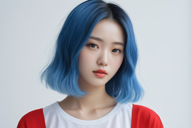 ��Ů��������ɫ��ͷ���ͺ�ɫ��������ͼƬ PNG