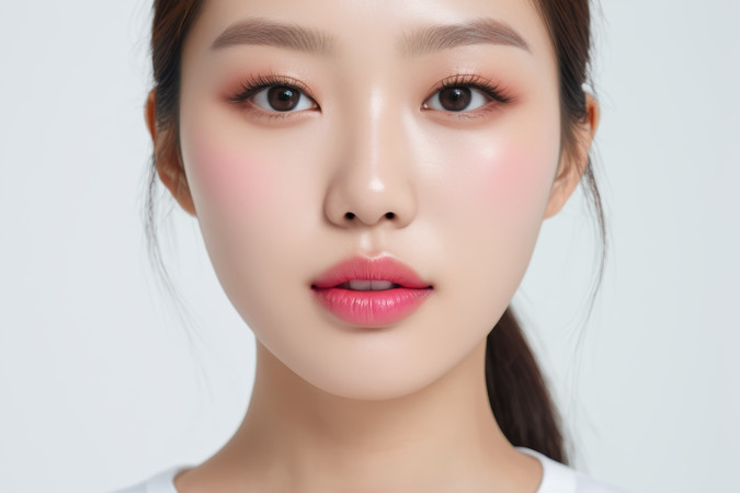 ����Ů�˷ۺ�ɫ���촽�Ͱ�ɫ�ĳ�������ͼƬ