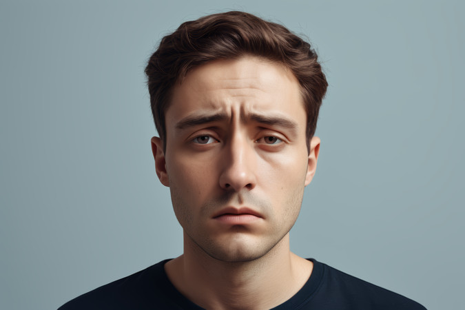 穿着黑色衬衫的男子看着镜头高清图片 穿着黑色衬衫的男子看着镜头高清图片