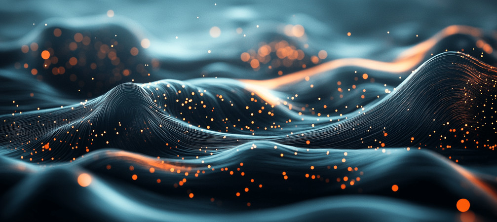 波纹与光点背景 波纹与光点背景