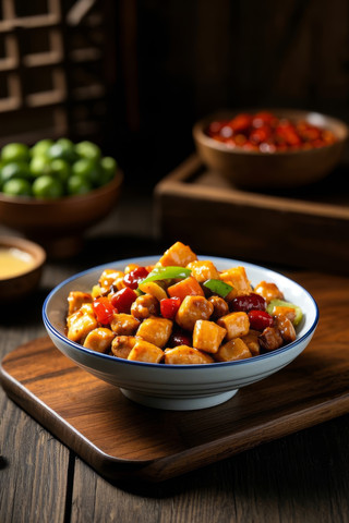宫保鸡丁中国传统经典美食中式家常美味食物