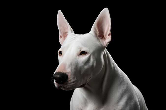 一只白狗正在看着镜头高清图片 一只白狗正在看着镜头高清图片