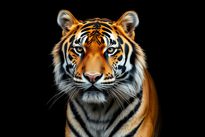 一只老虎正在看着镜头高清图片 一只老虎正在看着镜头高清图片