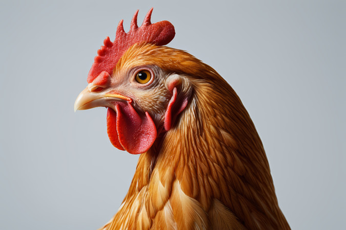 有红色梳子和红色喙高清图片 有红色梳子和红色喙高清图片