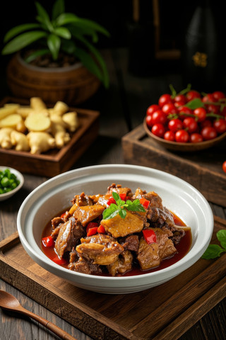 子姜鸭中国传统经典美食中式家常美味食物