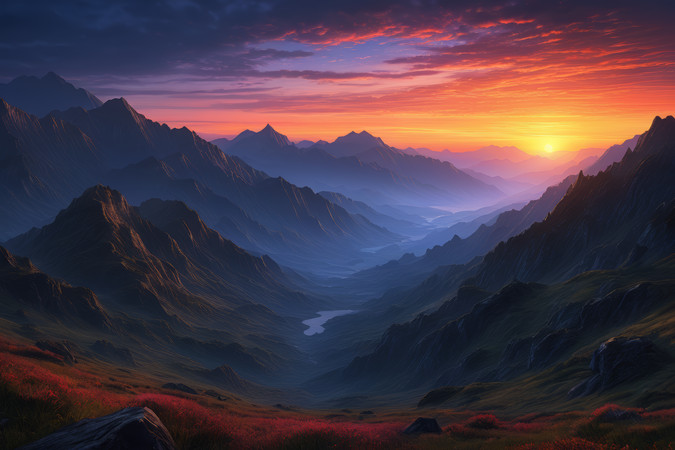 ɽ����ɽ���������羰���ͼƬ PNG