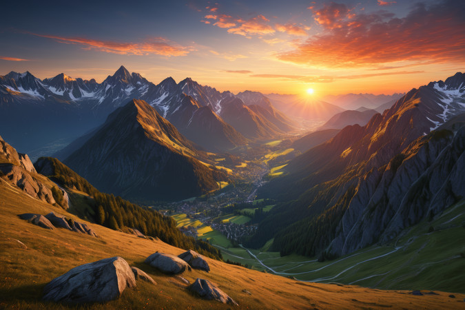 ɽ����ɽ���������羰���ͼƬ PNG