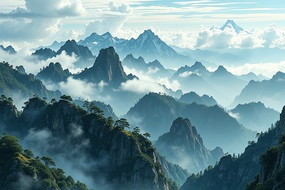 ɽ���м����ƻ�һЩ������羰���ͼƬ