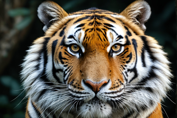 一只老虎正在看着镜头高清图片 一只老虎正在看着镜头高清图片