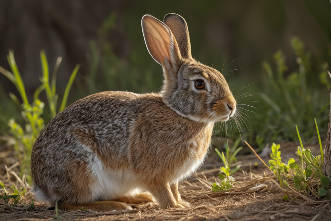 һֻ�������ڲݵ��ϸ���ͼƬ PNG