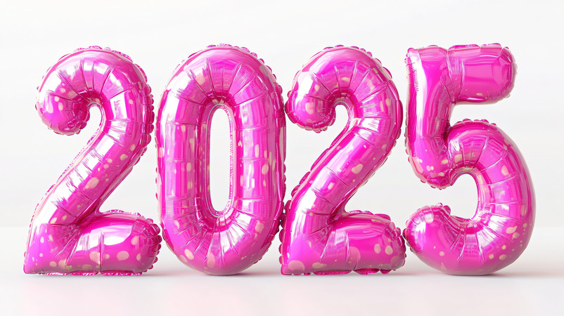 2025气球数字
