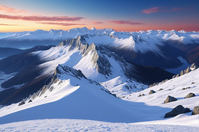 ɽ����ѩ�����������羰���ͼƬ