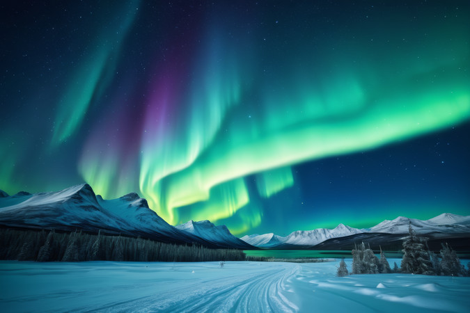 �����ѩ��ɽ������羰���ͼƬ