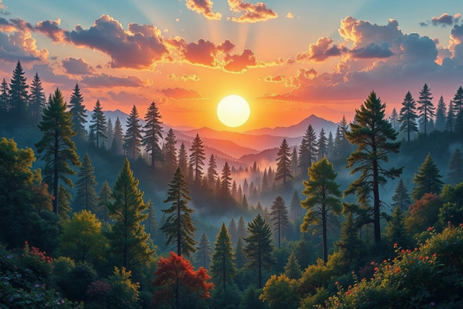 ɽ��������д����羰���ͼƬ PNG