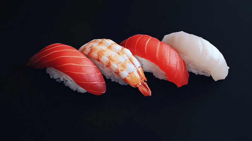 美味的海鲜寿司