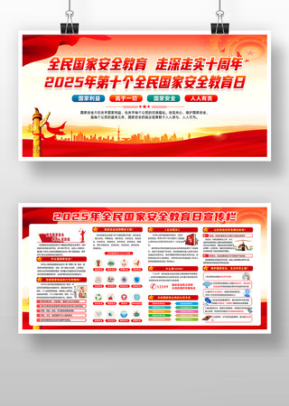 2025年全民国家安全教育日展板 2025年全民国家安全教育日展板