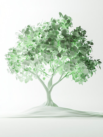 朦胧的大树 朦胧的大树