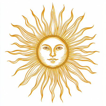 人脸线条太阳 人脸线条太阳