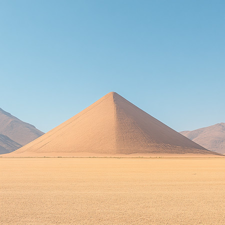 沙漠中的金字塔 沙漠中的金字塔
