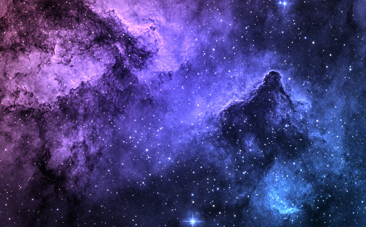 星云之梦夜空下的璀璨宇宙
