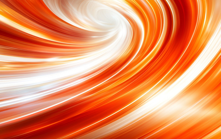 旋转的橙色漩涡光与影交织 旋转的橙色漩涡光与影交织