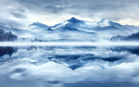 ѩ���ǵ�Ⱥɽ��ӳ��������������������