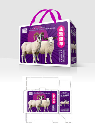 盐池滩羊彩盒设计