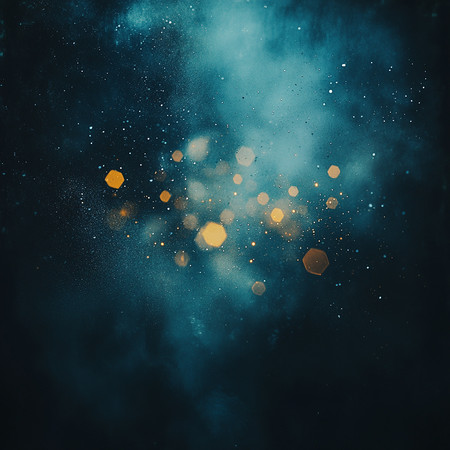 夜空中的金色星辰 夜空中的金色星辰