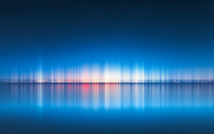 夜幕下的光之森林 夜幕下的光之森林