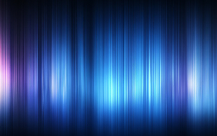 蓝色背景上的光线流动 蓝色背景上的光线流动