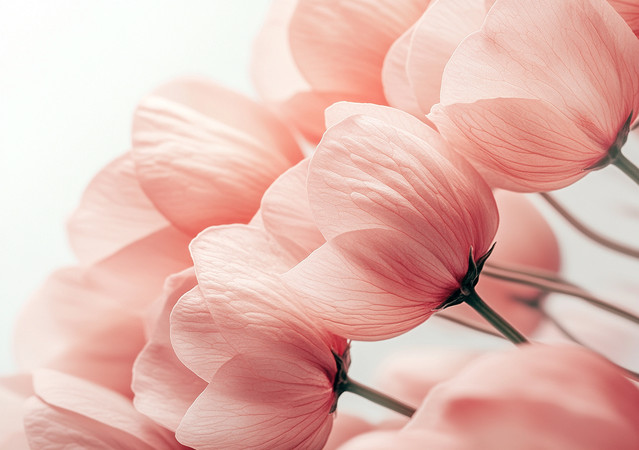 粉色花瓣轻抚温柔绽放 粉色花瓣轻抚温柔绽放