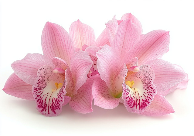 粉色兰花盛开清新优雅