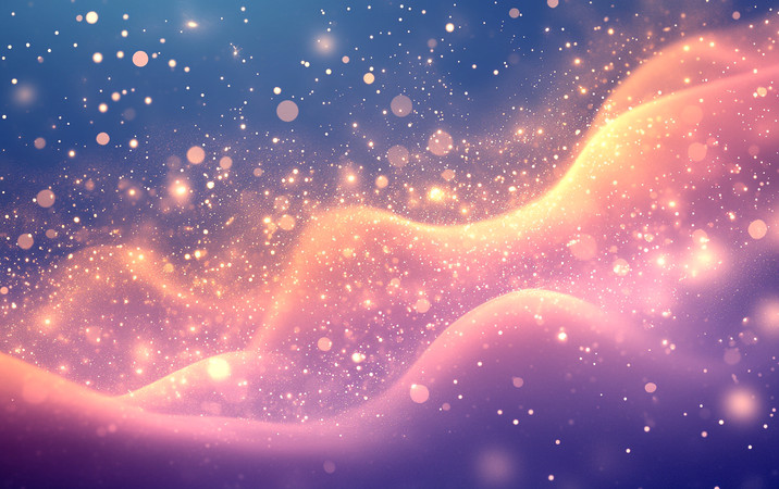 梦幻星河中光点舞动的宇宙之歌 梦幻星河中光点舞动的宇宙之歌