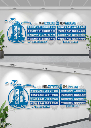 八安八险文化墙安全生产文化墙 CDR