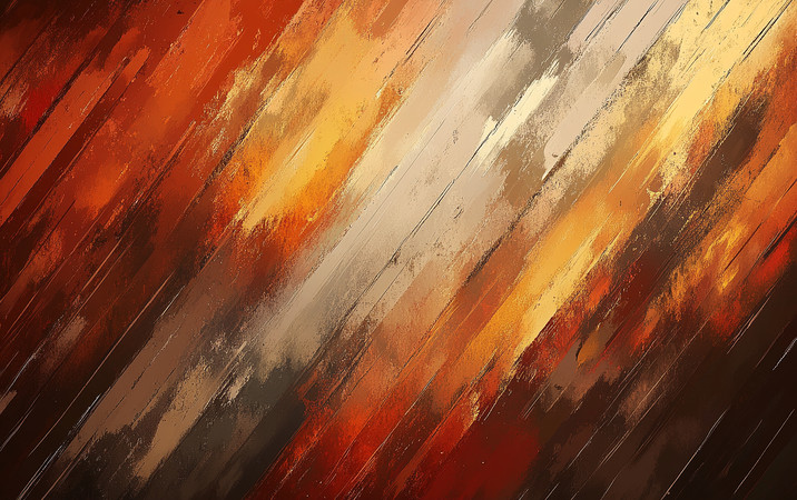 炽热的秋色中斜阳下的木纹与金黄交织