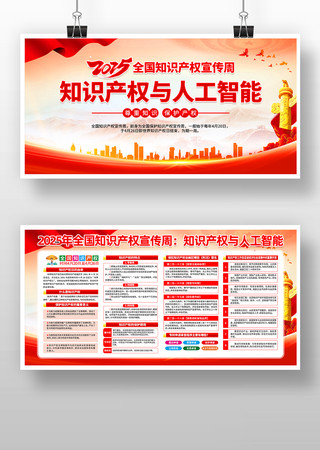 2025年全国知识产权宣传周主题活动展板 2025年全国知识产权宣传周主题活动展板