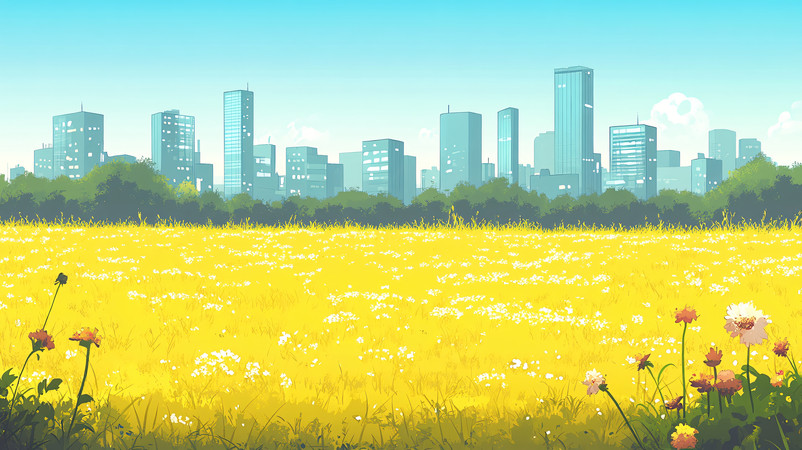 草坪风景图