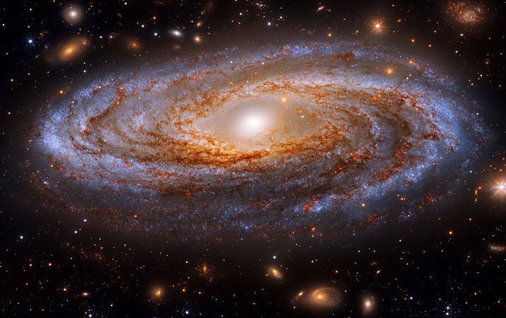 璀璨宇宙中的螺旋星系恒星的舞蹈 PNG