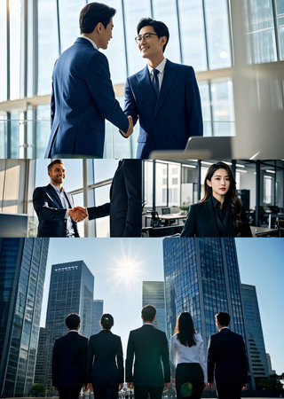 4k商务办公人员视频合集