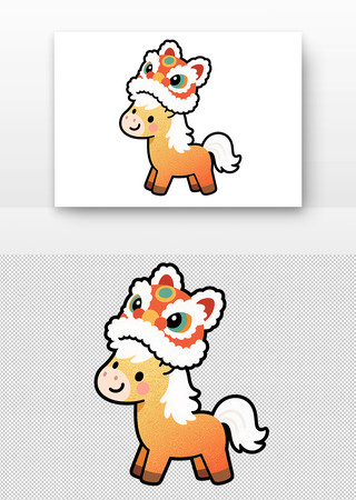 十二生肖马元素