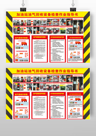 油气回收应急操作流程宣传文化墙 CDR